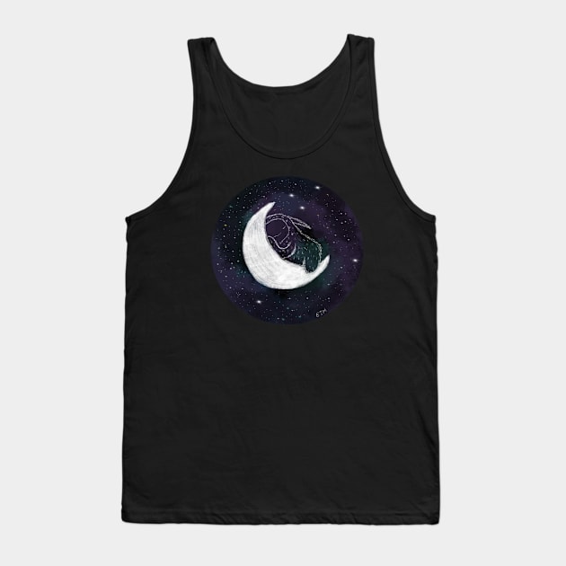 Sleeping In The Stars Tank Top by Button Jar Monsters 